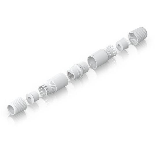 Ubiquiti Uacc-rj45-coupler-c6a-outdoor Cat6a Rj45 Inline Coupler Outdoor 2-pack