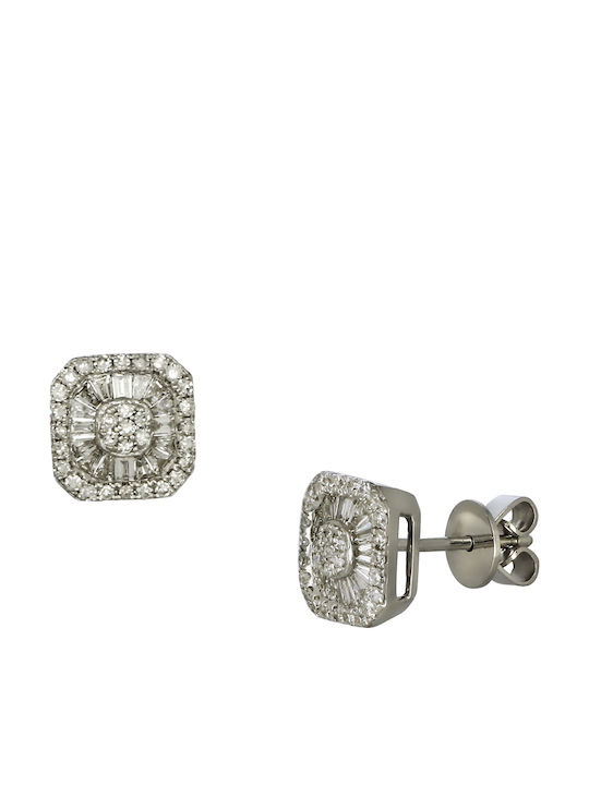 Обици от White Gold с Диамант Обици от White Gold с Диамант