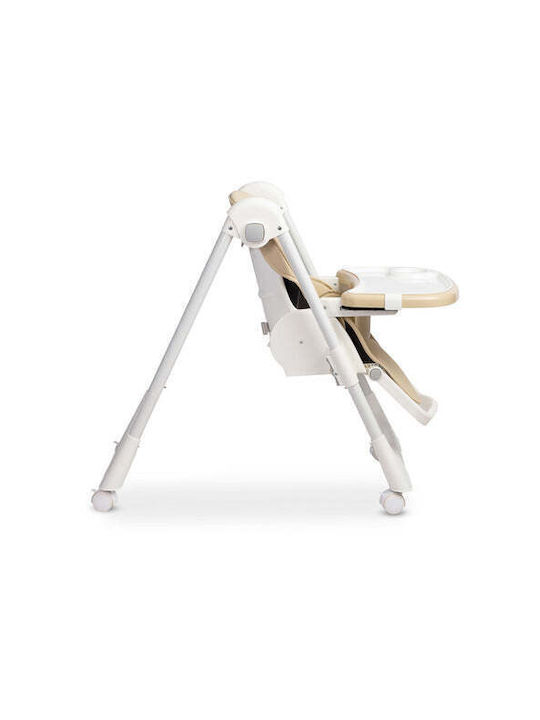 Caretero Large Foldable Baby Highchair Beige