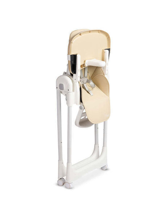 Caretero Large Foldable Baby Highchair Beige