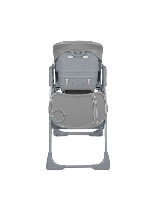 Kikka Boo Comfy+ Foldable Baby Highchair with Adjustable Height Gray