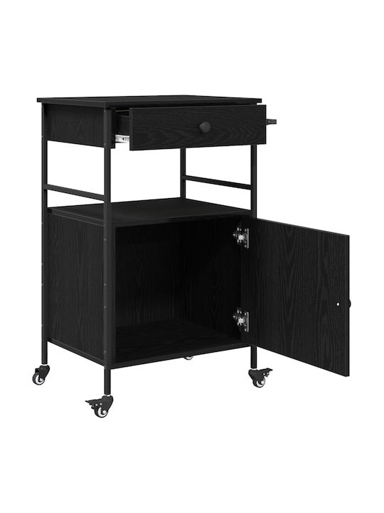 Επιδαπέδιο Ντουλάπι Μαύρης Δρυός 56x43x89.5εκ.
