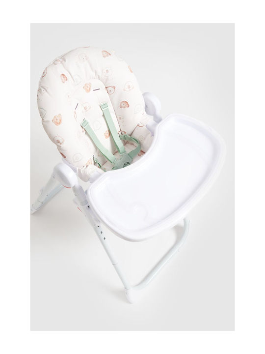 Mothercare Lovable Bear Αναδιπλούμενο Καρεκλάκι Φαγητού με Ρυθμιζόμενο Ύψος Πολύχρωμο