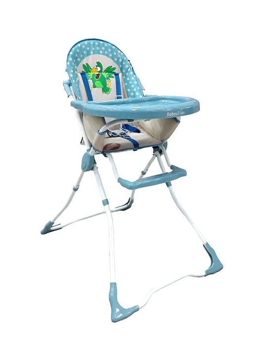 Beboulino Fruits Foldable Baby Highchair Light Blue