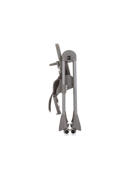Chipolino Candy Shop Klappbarer Baby Hochstuhl mit Höhenverstellbar Granite