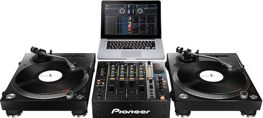 Pioneer PLX-500 PLX-500K Πικάπ με Direct Drive και Προενίσχυση Μαύρο