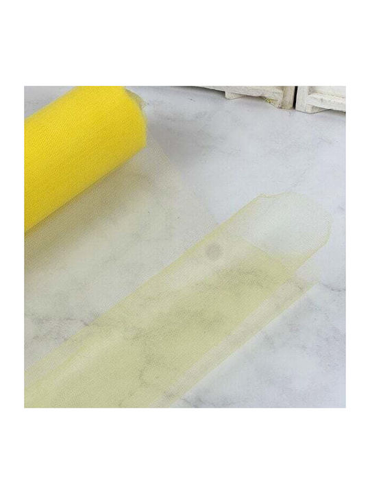 Ролка Тюл 90см x 20м Жълто