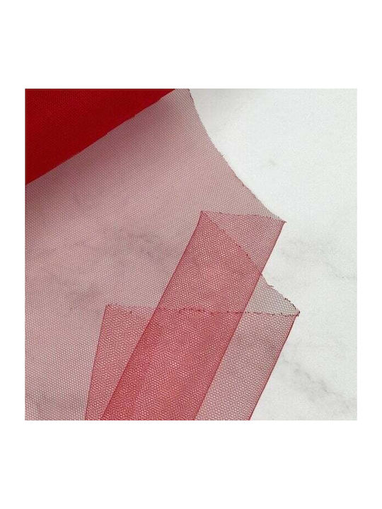 Roll Tulle 90cm x 20m Red