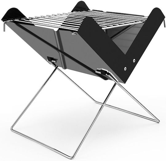Mini Φορητή Ψησταριά Κάρβουνου 30x25x30cm Πτυσσόμενη
