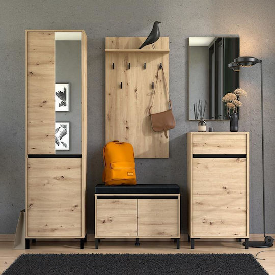 Arran Civ Eingangsmöbel mit Garderobe Artisan Oak 63x20x115cm
