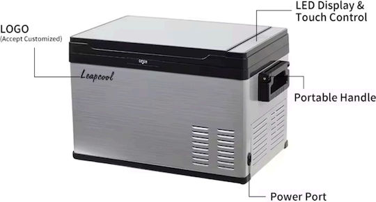 Φορητό Ψυγείο 30lt 12V / 220V / 24V Γκρι