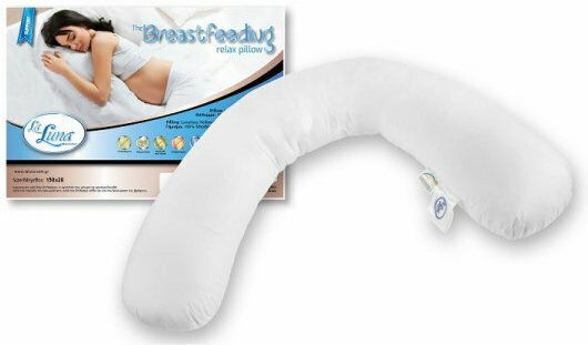 La Luna Pregnancy & Breastfeeding Pillow White 150cm