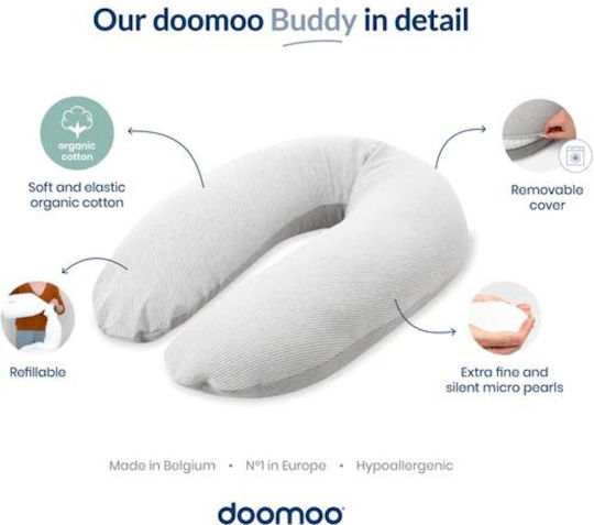 Doomoo Pregnancy & Nursing Pillow Green 180cm