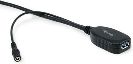 Equip USB 2.0 Cablu USB-A - USB-A female Negru 15m 133348