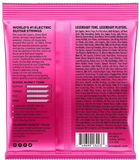 Ernie Ball Super Slinky 3 Pack Set Nickel Wound Electric Guitar Strings 9 - 42