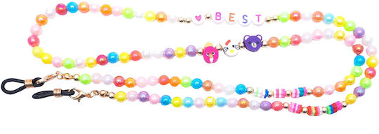 Eyeglass Chain Colorful Glossy Pearls