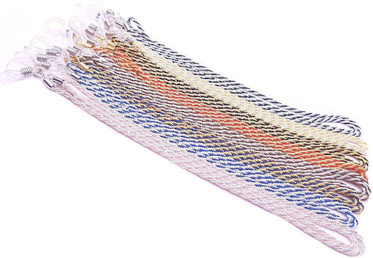 Lanț de Ochelari Twisted Chain cu Ață Colorată Portocalie
