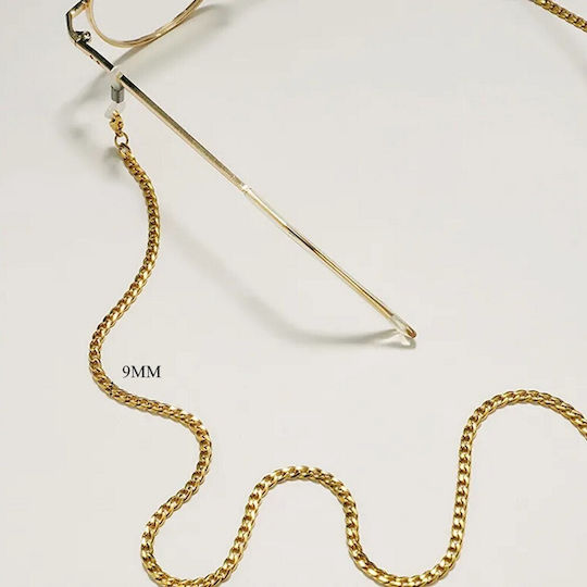 Brillenkette & Halskette Cuban Link Chain Gold