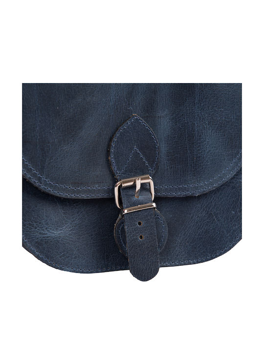 Bohemia By Kouros Leather Bag 13-1 Blue