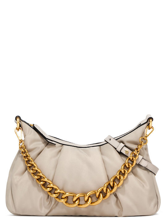 Gianni Chiarini Βοννιε Υφασματινη Τσαντα Ωμου Μπεζ Bs8551t/vapore