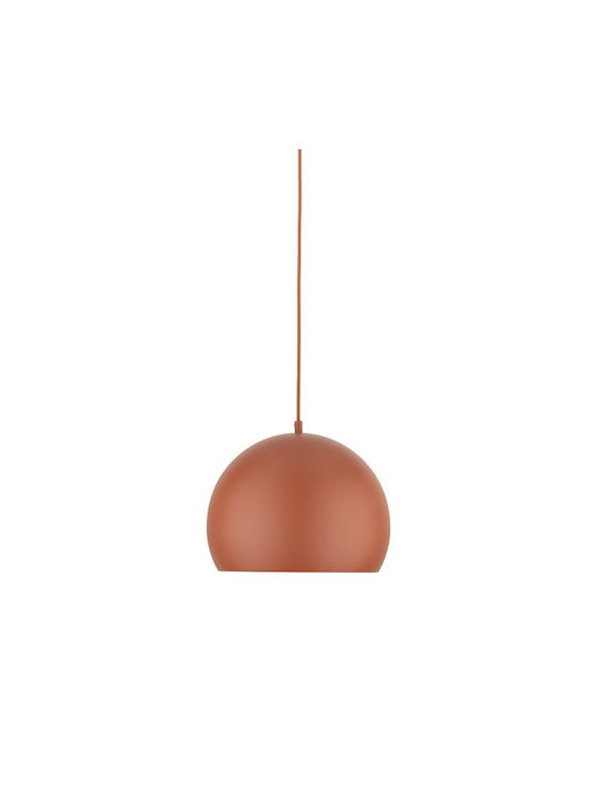 TK Lighting Висящо Осветително Тяло Червен с Цокъл E27 27x160см.