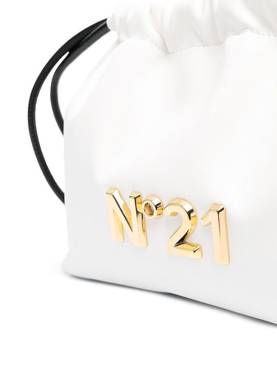 Nº21 Eva Crossbody Clutch Bag White