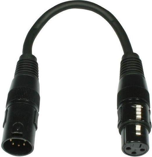 Adj Dmx Adapter Cable Dmxt/5m3f