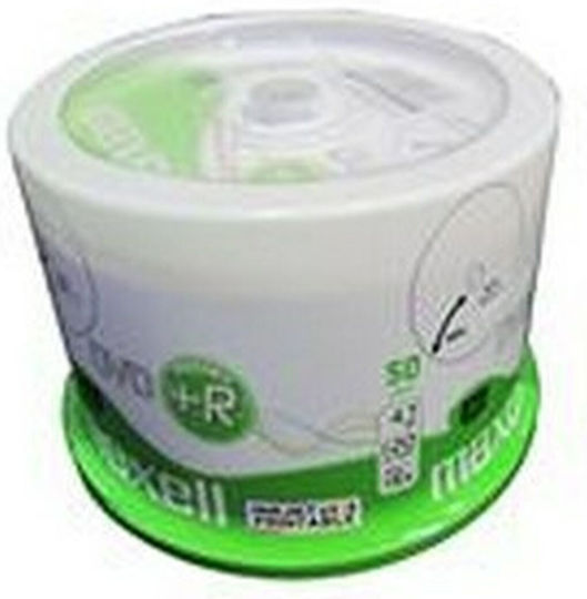 Maxell Beschreibbare DVD+R 16x 4.7GB Kuchenbox 50Stück