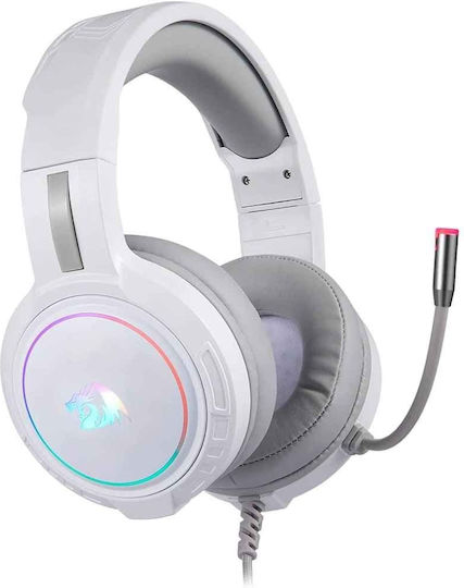 Redragon H270 Mento Over Ear Gaming Headset with Connection 3.5mm / USB White