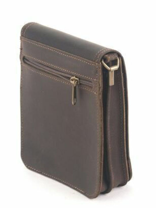 Kouros Leather Bag Leather Messenger Brown 324