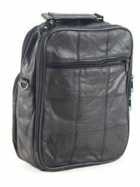 Kouros Leather Men's Shoulder Bag 2005/10 Black