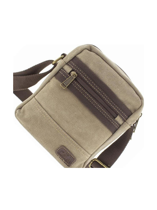 Rcm Shoulder Bag Fabric Canvas Small Size 210064-057 Beige