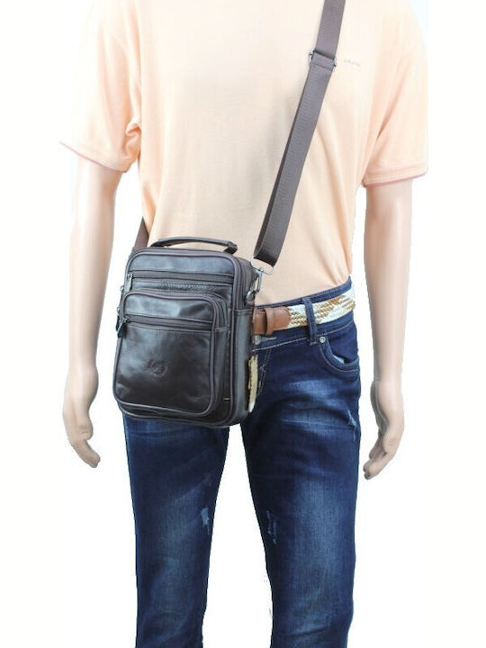 Herren Tasche Krempbar & Handgehalten Leder Braun Tsa.103.02.005 Annie307