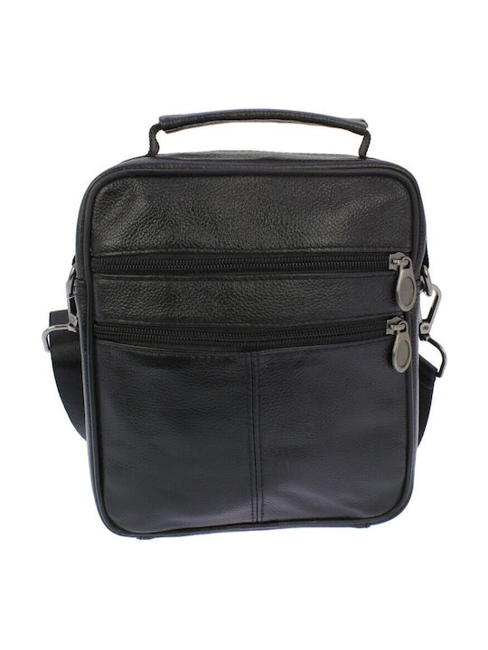 Ανδρικο Τσαντακι Χειρος Ωμου Annie Leather 22*18.5*9 Γνησιο Δερμα Μαυρο Tsa.101.03.02.135 306 La Ανδρικο Τσαντακι Χειρος Ωμου Annie Leather 22*18.5*9 Γνησιο Δερμα Μαυρο Tsa.101.03.02.135 306 La