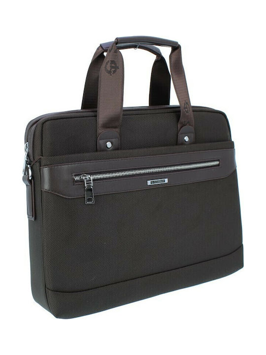 Professional Handbag – Shoulder 39*9*32 Annie Leather Gongzi Dark Brown