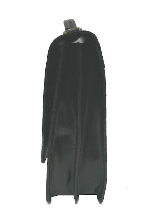Professionelle Lederne Tasche Mybag 7035 Schwarz