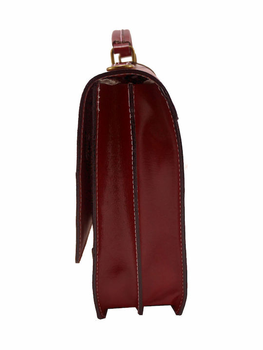 Επαγγελματικη Δερματινη Τσαντα Mybag 7035 Red Κοκκινο