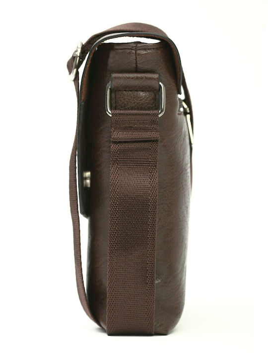 Herren Tasche Aus Künstliches Leder Braune 3146