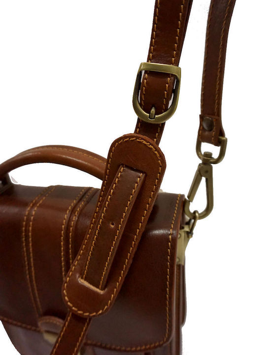 Men's Leather Bag Mybag 103 Brown Tabac Brown