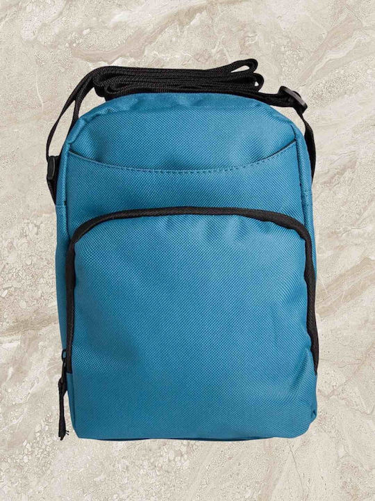 Borsetă Bărbătească Crossbody Textilă 1904 V-store Albastră