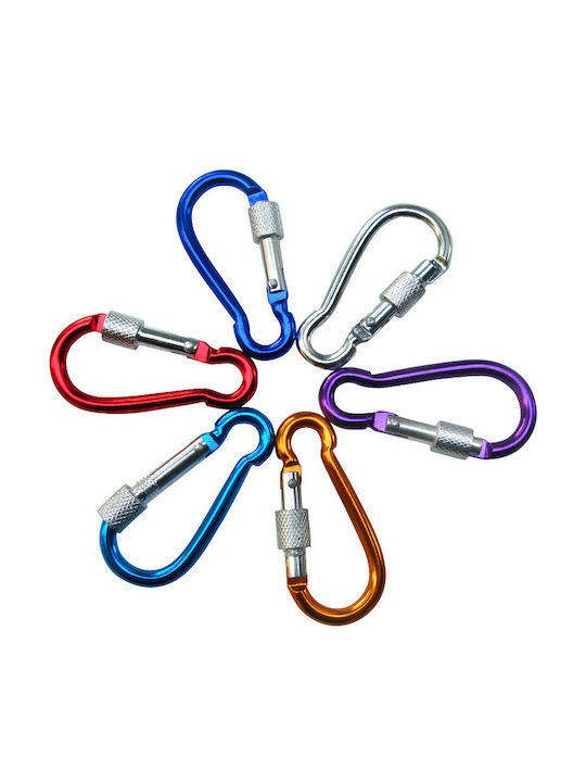Μπρελοκ Carabiner 7,2cm Ασφαλεια Μωβ
