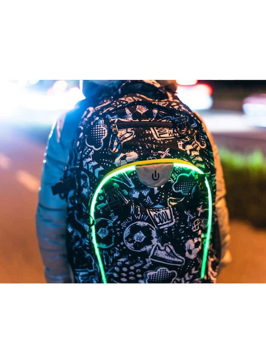 Led Wheelbee Nacht Sicht Cool Rucksack