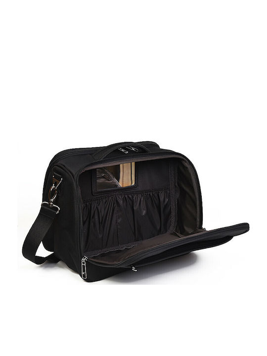Airtex Beauty Case Bag Black Waterproof Fabric Cbr43wr 25458-01