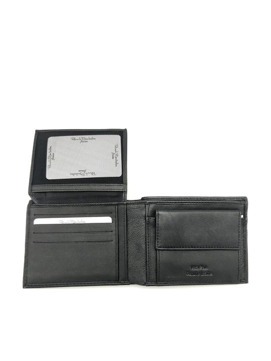 Leather Black Wallet Belt Renato Balestra Jeans Gift Set Dk353/35.425