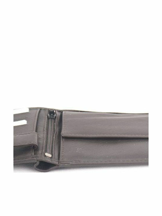 Kouros Leder Herrenbrieftasche Groß-4601 Braune