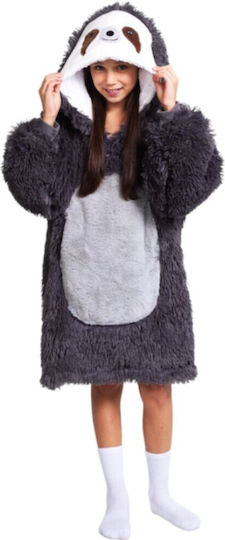 Noxxiez Flauschige Kinderdecke Grau 60cm