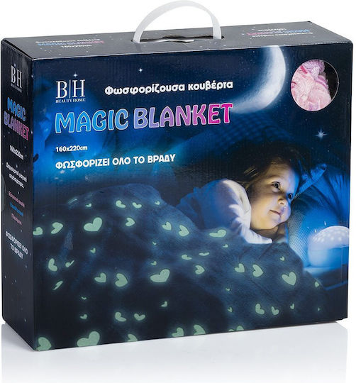 Beauty Home Blanket Art 6146 Glowing Lilac 160x220cm