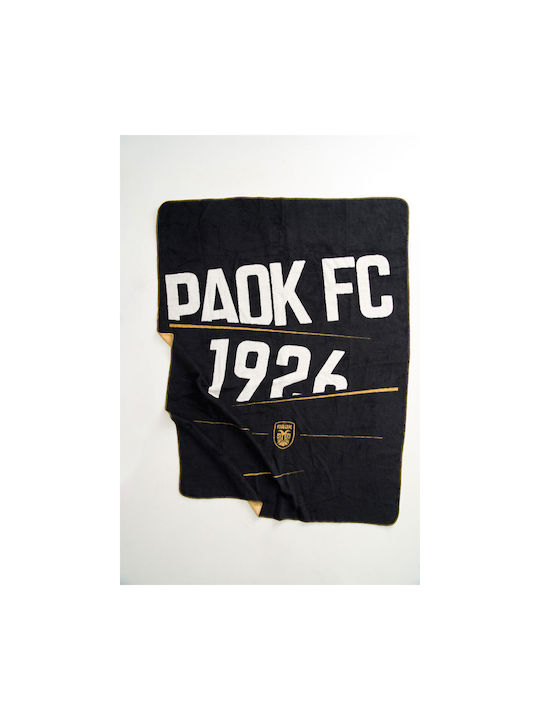 Vesta Home Paok Decke Samtig Moni 160x220cm Schwarze