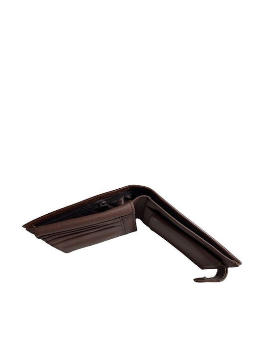 Herrenbrieftasche Mit Schiebemechanismus Braune