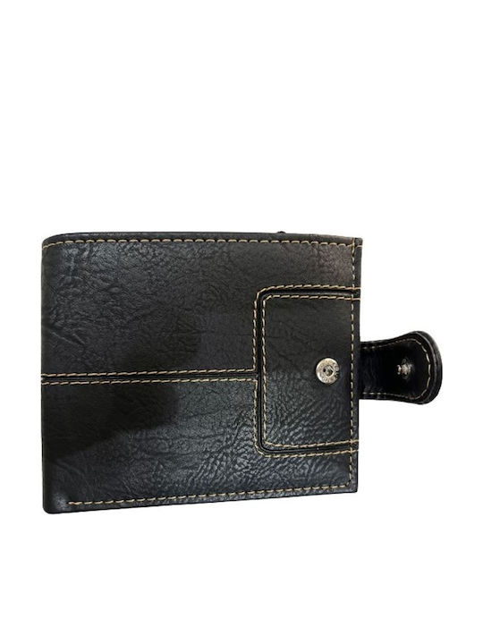Herrenbrieftasche Gts Moda Italia Schwarz Identitätsfach